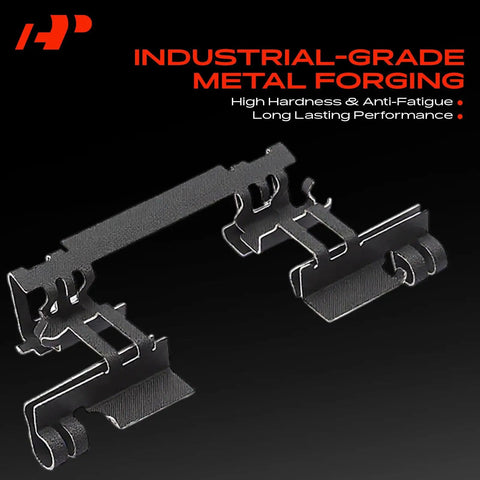 A-Premium Front Side Disc Brake Hardware Kit For Mazda 3 And Cx-3 Models To Keep Your Ride Sleek With Durable Clamps And Springs That Rock The Streets. forged metal brake hardware clips and springs