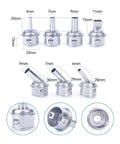 Pro Grade 1000W Desoldering Hot Air Soldering Station Nozzle Sizes and Types for PCB BGA Rework and Chip Repair