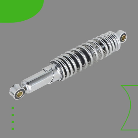 Chrome Motorcycle Rear Shock Absorber 320mm Replacement For XL883 1200 72 48 RD350 G1 GS125 150cc shown side view