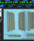 A32001 One Thirty Second Scale Focke Wulf FW 190 A and D Detail Set for Hasegawa Kits Resin Upgrade parts display