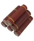 Grab This Heavy Duty Emery Cloth Sandpaper For Serious Grinding And Polishing Tasks On Wood Metal Plastic Or Leather, Featuring smooth rolls stacked.