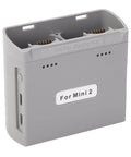 Two Way Battery Charging Hub For Drones Portable PD Fast Charging Station Delivers Sequenced Battery Charging For Mini 4K Mini SE Mini 2 Drone Accessories Grab And Go, grey hub for Mini 2