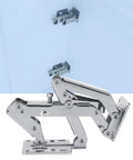 170 Degree Hydraulic Soft Close Cabinet Hinge For 16 To 40mm Doors Beefy Carbon Steel Silver Finish on cabinet door