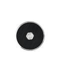 Top view of Heavy Duty Round Base Magnets With Knobs Pack Four For Home Office Classroom And Workshop, Each Delivers 16 Lb Pull
