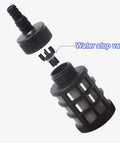 4 Pack Garden Hose Filters 3/8 To 1/2 Inch Inner Diameter Heavy Duty Stainless Steel Strainer Water Pump Connector and valve