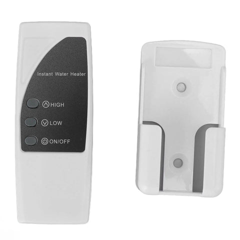 Remote control for Compact Tankless Electric Water Heater With Remote Control For Instant Straight Up Hot Water At 3000 Watts
