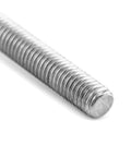 Side view of Five Pack One Quarter Inch By Four Inch Stainless Steel Marine Grade Shoulder Eyebolts For Ropes And Cables Outdoor DIY Beefy Heavy Duty Anchoring Rust Resistant And Corrosion Proof Easy To Install.