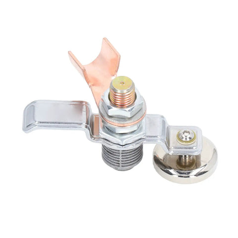 Heavy Duty Magnetic Grounding Clamp For Welding With Super Strong Suction And Durable Brass Nose Head That Sticks Tightly To Metal.