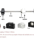 Awesome 1 Pc SFU2005 Ball Screw Kit With 350mm Length Includes Machined RM2005 Ball Nut Plus BK15 BF15 End Brackets And Smooth Coupler For Quiet CNC Machine Operations, 250mm-1400mm