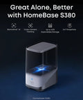 HomeBase S380 for Two Camera Solar 4K Wireless Outdoor Security Kit with 360 Degree Coverage and Cross Cam Tracking