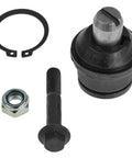 Front Suspension Kit With Axle Pivot Bushing Set And Radius Arm Bushing Kit Includes Front Lower Ball Joints And Front Upper Ball Joints For 2005 2006 Ford E 150 Club Wagon Ready To Roll, black metal bushings and hardware