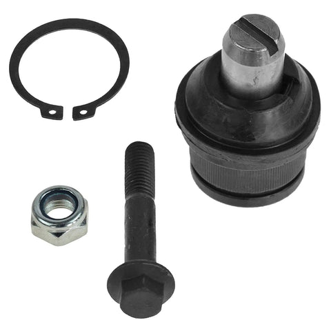 Front Suspension Kit With Axle Pivot Bushing Set And Radius Arm Bushing Kit Includes Front Lower Ball Joints And Front Upper Ball Joints For 2005 2006 Ford E 150 Club Wagon Ready To Roll, black metal bushings and hardware