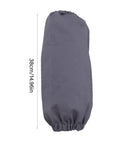 Heavy Duty Welding Arm Protectors With Flame Retardant Gray Sleeve Guards, 38cm long, protecting against sparks and debris.