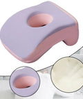 Violet Office Nap Pillow With Memory Foam Neck Support Headrest, Removable Pillowcase, Lightweight Portable Cushion for Desk and Travel