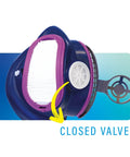 Elipse P100 Elastomeric Half Mask With Source Control And Replaceable Reusable Filters Included Blue Comfort Fit For Work
