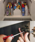 Soft Close Full Overlay Cabinet Hinges For Frameless Doors Heavy Duty Concealed Cup Hinge With Adjustable Damping Smooth Quiet Close Built In Hydraulic Cylinder Ideal For Kitchen Cabinets being installed on a cabinet door