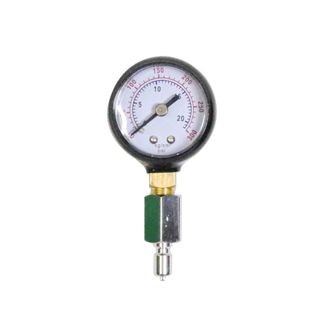 1.5 Inch Regulator Intermediate Pressure Gauge For Scuba Diving, 300 PSI capacity, precise tester, ultra compact dial gauge
