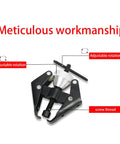 Two In One Heavy Duty Wiper Arm And Battery Terminal Puller Kit For Most Cars Universal 6 To 28 Mm Wiper Repair And Terminal Removal Tool For Easy Install And Universal Fit On Most Vehicles showing adjustable rotation and screw thread