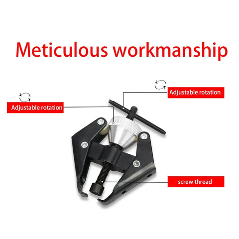 Two In One Heavy Duty Wiper Arm And Battery Terminal Puller Kit For Most Cars Universal 6 To 28 Mm Wiper Repair And Terminal Removal Tool For Easy Install And Universal Fit On Most Vehicles showing adjustable rotation and screw thread
