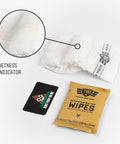 Emergency Diaper Kit For On The Go Parents, 3 Pack Disposable Changing Kits with wetness indicator diaper, wipes, card