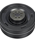 Harmonic Balancer For Audi Q5 2013 To 2017 Cast Iron Black Serpentine Drive Belt Pulley 59mm Depth 24mm Inside Diameter Replacement For 6E105251E And 6E105251F Durable OEM-Style Tensioner