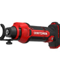 Tough 20V Max Cordless Cut Out Tool Rips Through Drywall And Plasterboard Without Missing A Beat, Includes Tool Free Bit Change And Adjustable Depth Gauge For Crisp Cuts Every Time, Bare Tool Edition side view showing tool free bit change feature.