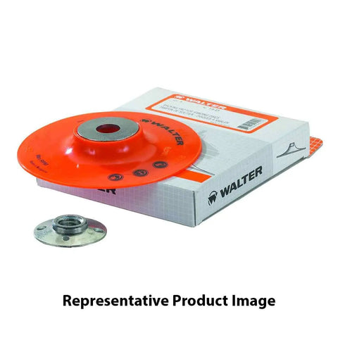 Backing Pad Assembly For 4 And A Half Inch Sanding Discs With Heat Dissipation Heavy Duty Resin Pad And Secure Mounting Nut For Quick Pro Grade Sanding On Disc Sanders