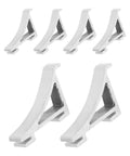 Refrigerator Shelf Clips Set of 8 Sturdy Aluminum Fridge Shelf Supports Easy to Install No Fuss Durable and Not Easy to Deform
