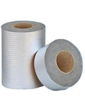 Rolls of self-adhesive butyl patch seal tape 5cm by 3m for waterproof roof pipe leak patching and crack repair sealant use.