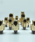 Two-Way Rotary Union Swivel Fitting For Water Air And Light Oil Lines With Right Thread, 360 Degree Rotation, Tangle-Free And Leak-Free, Dual Port Design For Moving Machinery And Flexible Hose Setup, brass DN20