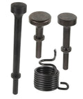 Heavy Duty Air Hammer Drift Set With Pin Punch And Rivet Kit Air Chisel Bits displayed with metal pneumatic components