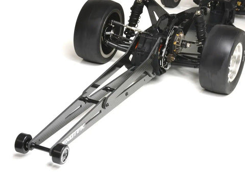 Extra Long Carbon Fiber Ladder Wheelie Bar Set For Losi 22S RC Drag Car NPRC Legal 14.5 Inch Wheelbase ETK2033
