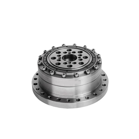 CSF-32-II Strain Wave Gear Reducer with Harmonic Drive, metallic finish, for automation robots, compact space-saving design