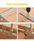 Foldable Bed Rail Side Guard For Elderly And Adults Safe Easy Install With Hospital Grade Metal Grip Bumper Bar assembly close-up