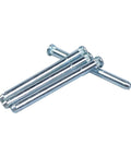 Door Hinge Pin And Bushing Repair Kit For Chevy GMC Fullsize Trucks And SUVs 1988 2002 C1500 C2500 K1500 K2500 K3500 Suburban Tahoe Jimmy Yukon 4 Pins 2 Doors Heavy Duty Galvanized Steel, 4 zinc-plated pins