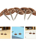 Bang For Your Buck Rock Solid Galvanized Roofing Nails With Plastic Washers For House Wrap Insulation Foam Board And Felt Sealing 200 Pack in various angles.