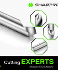 Dope V Groove Chamfer Router Bit With O Flute 90 Degree CNC Carbide V Bit One Quarter Inch Shank Engraving And Lettering Ready