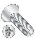 Heavy Duty Steel Thread Rolling Screw For Metal Assemblies, Zinc Plated For Corrosion Resistance, 90 Degree Flat Head, 12 mm Length