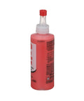 CRC Disc Brake Quiet 4 oz bottle; pink liquid, red cap, side view, Amazon automotive product