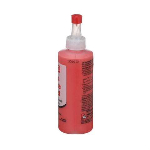 CRC Disc Brake Quiet 4 oz bottle; pink liquid, red cap, side view, Amazon automotive product