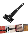 8 Pack 5 Inch Black Galvanized T Type Weld On Chest Hinges Detachable Slip Joint Outdoor Hinges for cabinets and gates