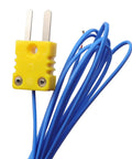 Go To Pro Grade K Type Mini Thermocouple Temperature Probe 2 Meter Cable Pack Of 2 For General Temperature Measurement From Minus Forty To Two Hundred Fifty Celsius Compatible With Type K Instruments