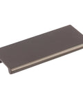 Mercer Collection 4 Inch Europa Tab Cabinet Pull in Brushed Satin Nickel with Center to Center Three Inches, sleek design, front view