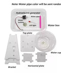 Components of DIY Hydroelectric Power Generator Kit For Kids And Students - Hands-On Water Turbine Science Project