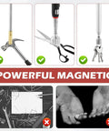 3 Pc Awesome Telescoping Magnetic Pick Up Tool Kit With Bendable Spring Magnet Stick And Flexible Grabber Set That Lets You Reach Deep Into Tight Spots For Auto Repair Jobs Without Any Hassle, telescoping pick-up tool