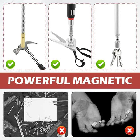 3 Pc Awesome Telescoping Magnetic Pick Up Tool Kit With Bendable Spring Magnet Stick And Flexible Grabber Set That Lets You Reach Deep Into Tight Spots For Auto Repair Jobs Without Any Hassle, telescoping pick-up tool