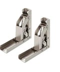Beefy 90 Degree Folding Hinge 4 Pack Solid Drop Down Flap Door Hinges For Tables Shelves Bar Counters And Loft Hatches sleek cold rolled steel pair