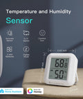 ThirdReality Zigbee temperature and humidity sensor, 2-pack with LCD display, white, AAA batteries included