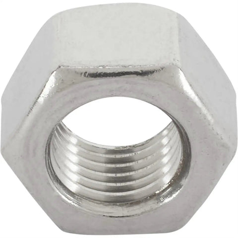 Stainless Steel Jam Nut Three Eighths Inch Left Hand Fine Thread Lock Nut For Heim Joints Rod Ends Tie Rod Ends Clevis Fittings And Suspension Hardware Built For Solid Adjustments And Rugged Vibe Control, stainless steel hex jam nut