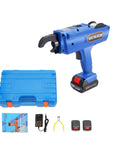 Heavy-Duty Automatic Rebar Tying Machine 8-34mm Rechargeable Electric Steel Rod Binding Gun with tool kit and charger